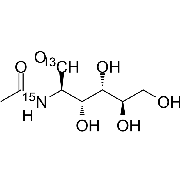 N-Acetyl-D-glucosamine-13C,15N 478529-40-7